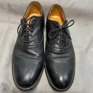 Mercanti Fiorentini oxford  7010 ShoesBlack  Leather Men Sz  9.5 MADE IN ITALY Mercanti Fiorentini Black Leather Oxfords Men main image 3